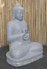 Product image 8 of the product “Seated Buddha, position Dharmachakra, 70 x 54 x 100 cm, riverstone grey ”